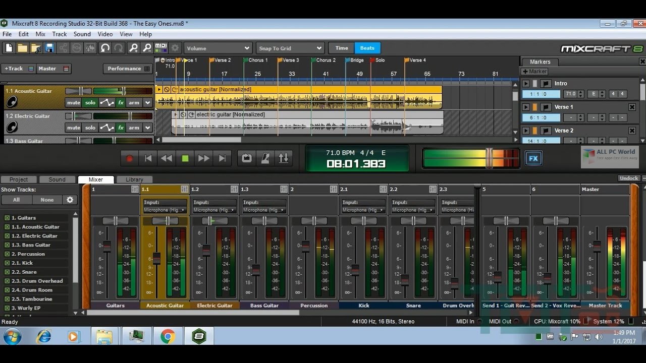 Mixcraft 8 Pro Studio Download Mac